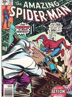 Kingpin vs Spider-Man Lot: Amazing Spider-Man #163 & Spidey Super Stories #18